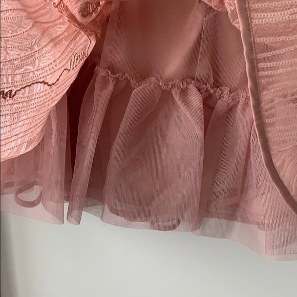 Pink Sequin strapless Bebe dress, size 6 - Picture 6 of 6